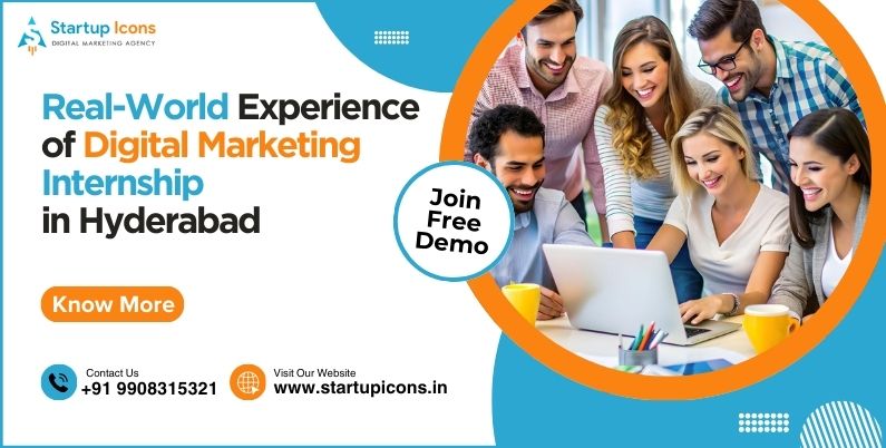 Real-World Experience of Digital Marketing Internship in Hyderabad